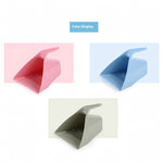 Three color options of a product on a white background
